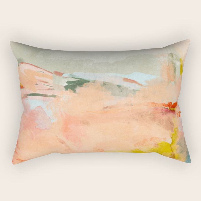 spring sky over tuscany Rectangular Pillow Gallery Image 2