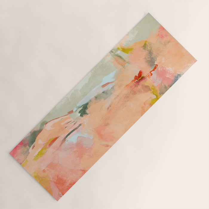 spring sky over tuscany Yoga Mat Gallery Image 1