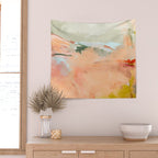 spring sky over tuscany Wall Tapestry Gallery Image 2