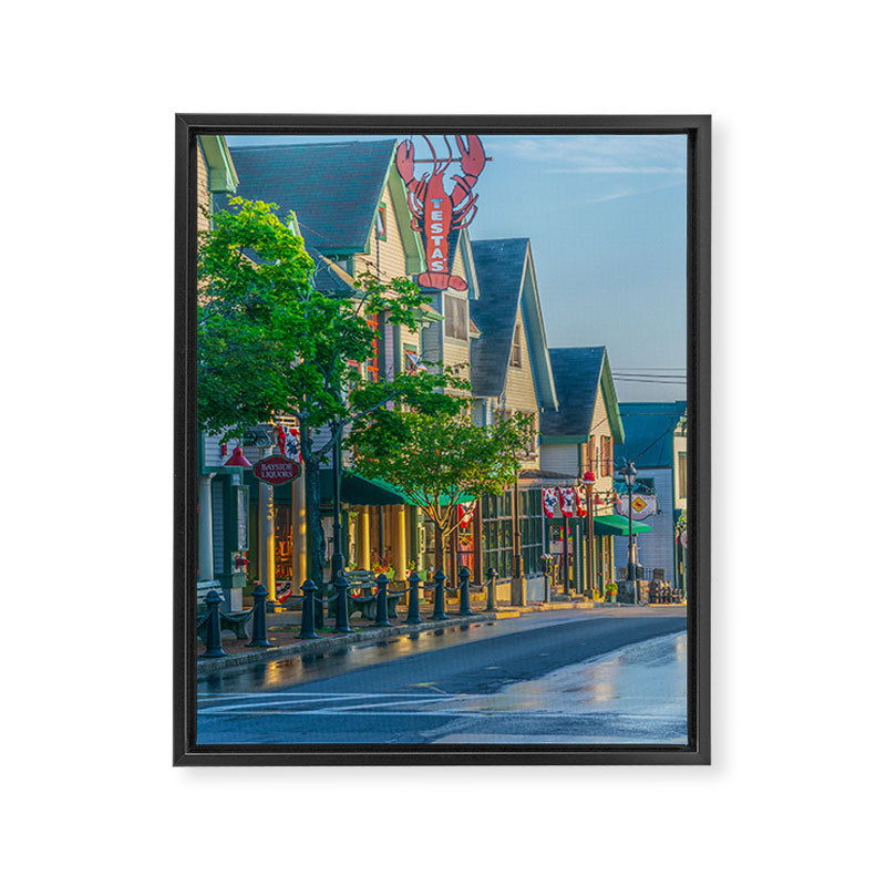 Bar Harbor Maine Main Street Dawn Print Framed Canvas Print Gallery Image 6