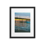 Beach Pier Sunrise Ocean Outer Banks Nags Head North Carolina Print Framed Art Print Gallery Image 5