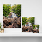 Blackwater Falls State Park West Virginia Waterfall River Canyon Landscape Photography Canvas Print Gallery Image 3