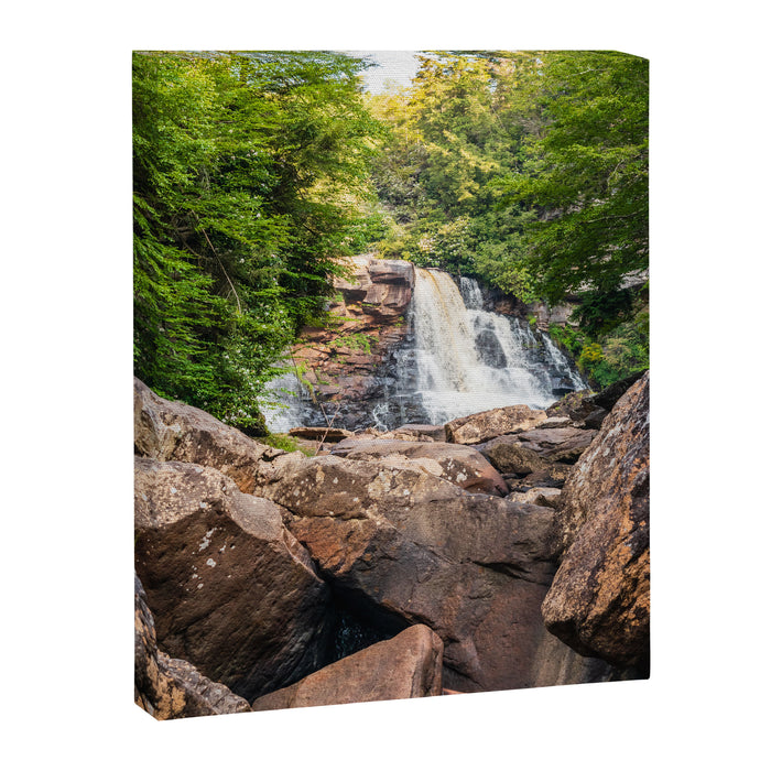 Blackwater Falls State Park West Virginia Waterfall River Canyon Landscape Photography Canvas Print Gallery Image 1