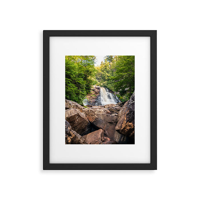 Blackwater Falls State Park West Virginia Waterfall River Canyon Landscape Photography Framed Art Print Gallery Image 1