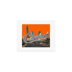 Cleveland Ohio City Skyline Home Fan OH Print Art Print Gallery Image 1