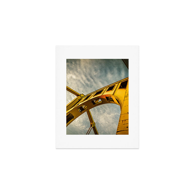 Pittsburgh Steel City Bridge Detail Print Art Print Gallery Image 1