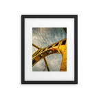 Pittsburgh Steel City Bridge Detail Print Framed Art Print Gallery Image 4