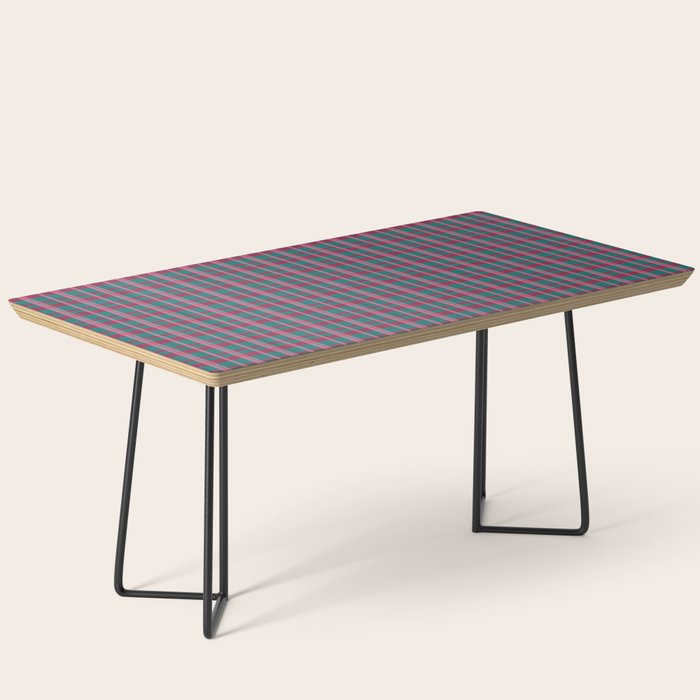 Classic Winter Plaid Flannel Coffee Table Gallery Image 1