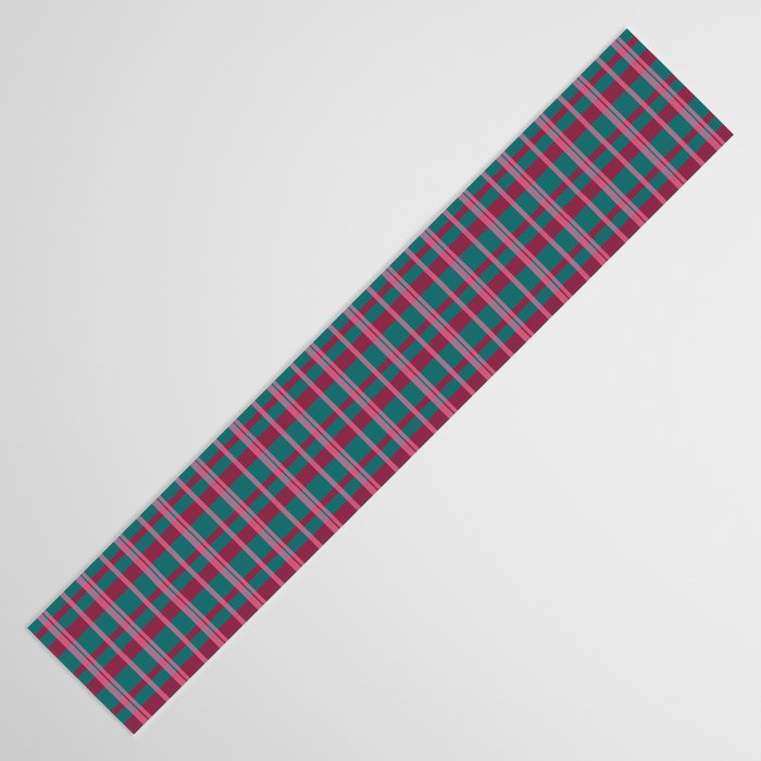 Classic Winter Plaid Flannel Table Runner Gallery Image 3
