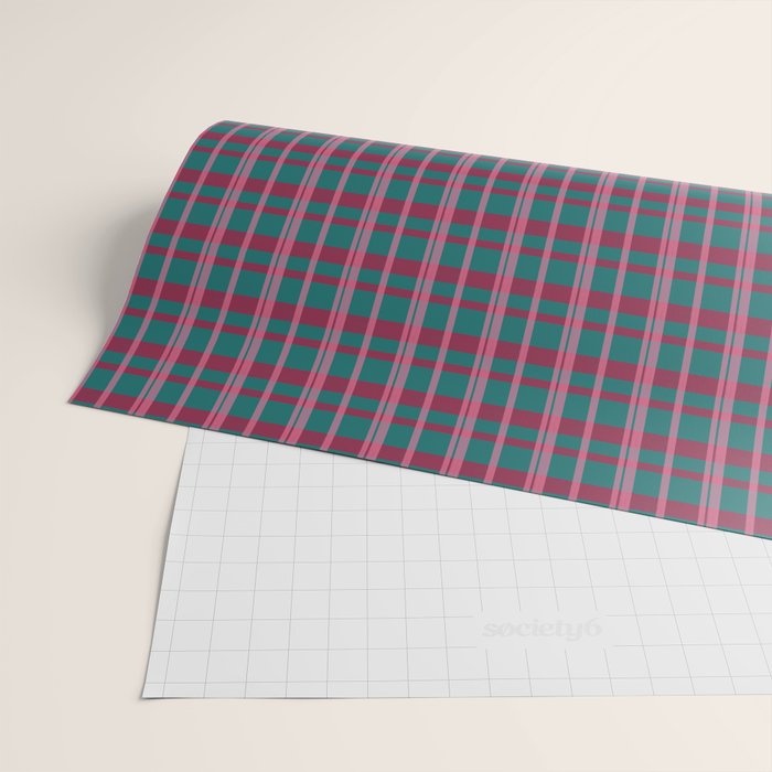 Classic Winter Plaid Flannel Wrapping Paper Gallery Image 2