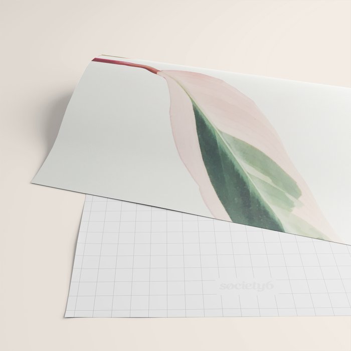 Pink Leaves III Wrapping Paper Gallery Image 2