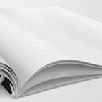 Modern Fronds - White on Black Palette Notebook Gallery Image 2
