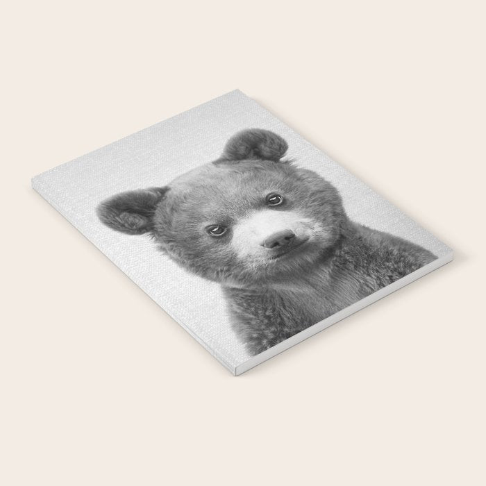 Baby Bear - Black & White Notebook Gallery Image 1