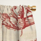 Antique 1900 Neoclassical Romantic Pastoral Toile de Jouy Window Curtain Gallery Image 2