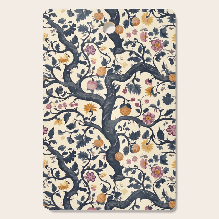 Romantic Botanica Autumn Whimsy Cutting Board Gallery Image 1