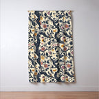 Romantic Botanica Autumn Whimsy Window Curtain Gallery Image 3