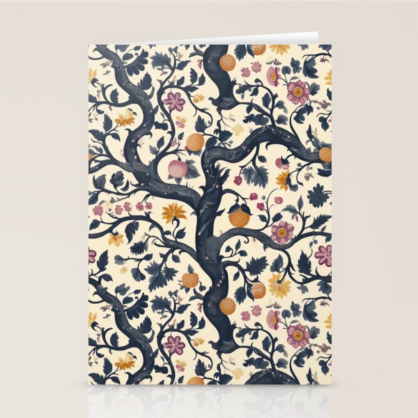Romantic Botanica Autumn Whimsy Stationery Card Gallery Image 2