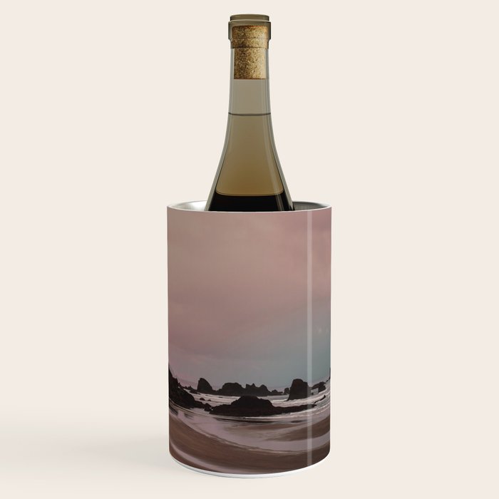 Oregon Sunset - Coastal Nature, Landscape Photography Wine Chiller Gallery Image 1