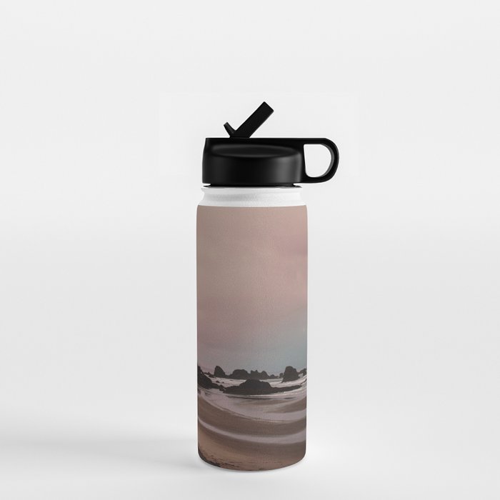 Oregon Sunset - Coastal Nature, Landscape Photography Water Bottle Gallery Image 1