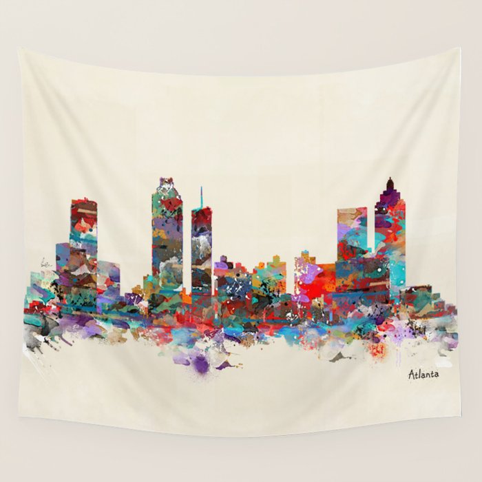 Atlanta Georgia Wall Tapestry Gallery Image 4