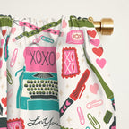Vintage Mid-Century Stationery Window Curtain Gallery Image 2