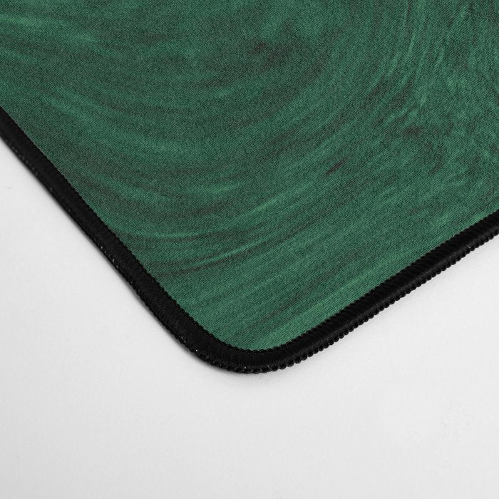 Modern Cotemporary Emerald Green Abstract Desk Mat Gallery Image 4