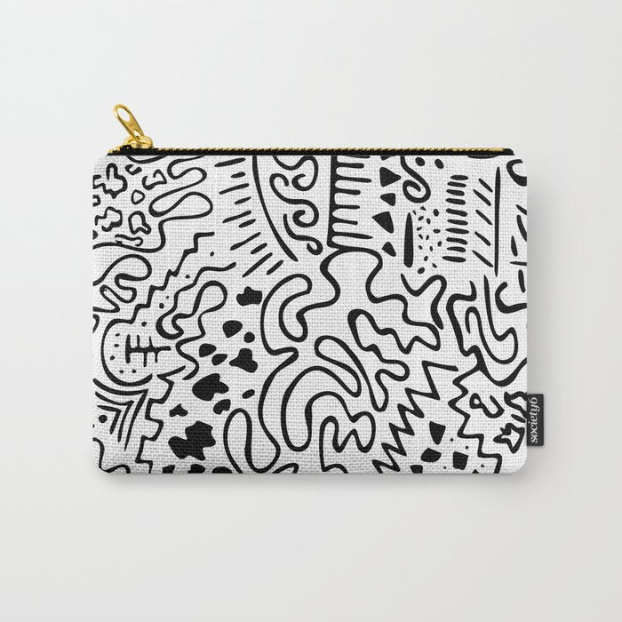 Doodle Art Carry All Pouch Gallery Image 1