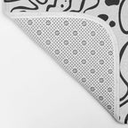 Doodle Art Bath Mat Gallery Image 2