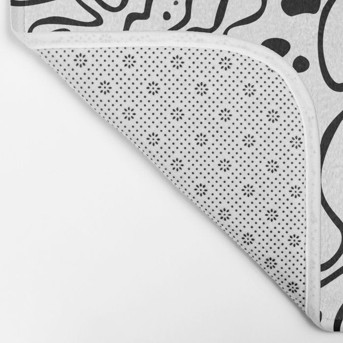 Doodle Art Bath Mat Gallery Image 2