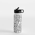 Doodle Art Water Bottle Gallery Image 1