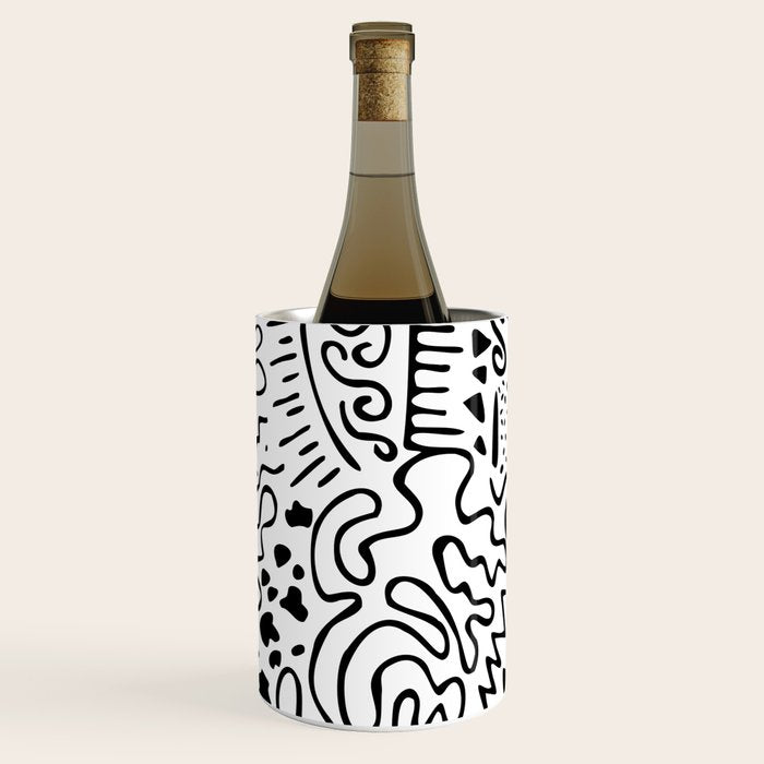Doodle Art Wine Chiller Gallery Image 1