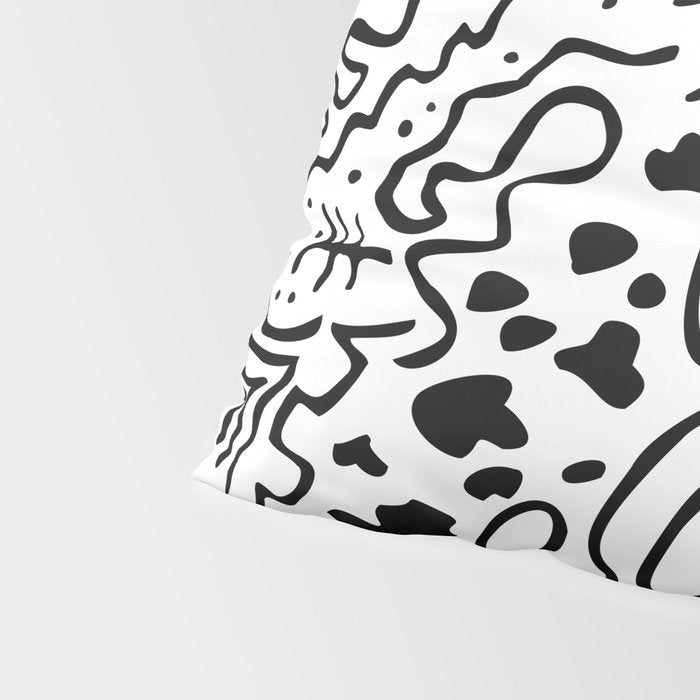 Doodle Art Pillow Sham Gallery Image 4