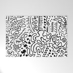 Doodle Art Welcome Mat Gallery Image 1