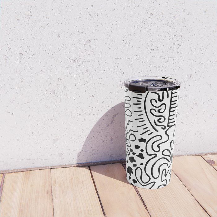 Doodle Art Travel Mug Gallery Image 4