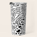 Doodle Art Travel Mug Gallery Image 3