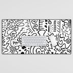 Doodle Art Desk Mat Gallery Image 1