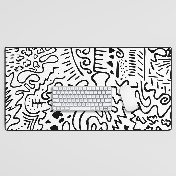 Doodle Art Desk Mat Gallery Image 1