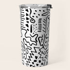 Doodle Art Travel Mug Gallery Image 2
