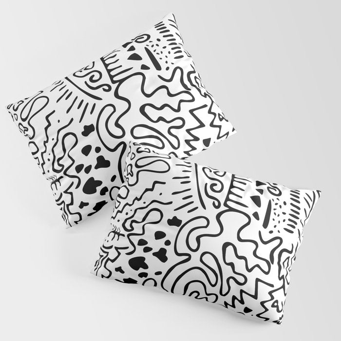 Doodle Art Pillow Sham Gallery Image 3