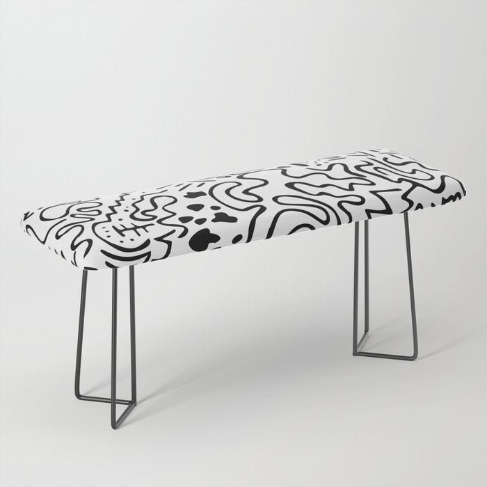 Doodle Art Bench Gallery Image 1