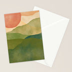 Abstract Art Print - Watercolor Mountain #1 Stationery Card Gallery Image 2
