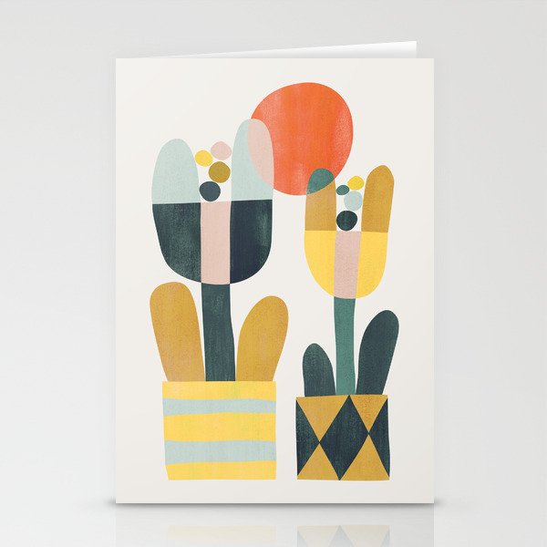 Two flowers Stationery Card Gallery Image 2