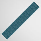 lines geo-teal Table Runner Gallery Image 3