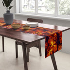 Grandma's Red Flowers Table Runner Gallery Image 2
