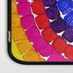 'Sunrise Over Harlem,' portrait painting in the style of Alma Thomas Laptop Sleeve Gallery Image 3