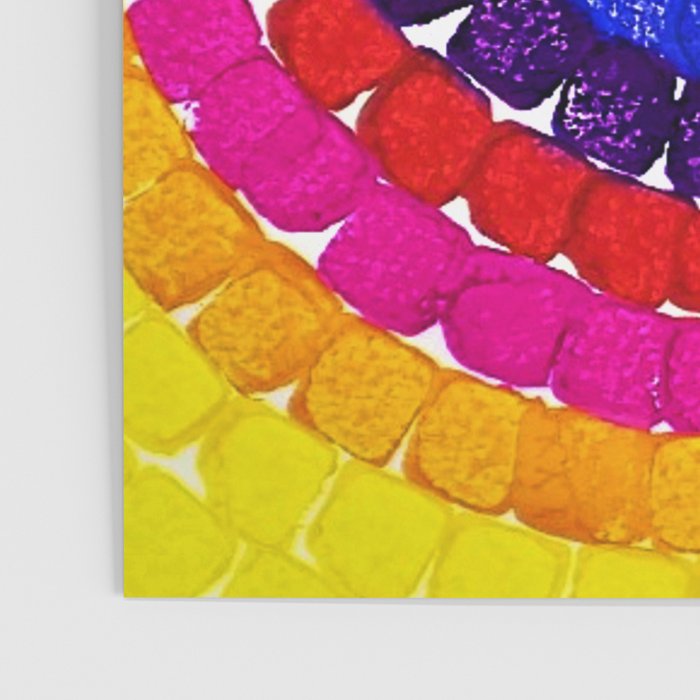 'Sunrise Over Harlem,' portrait painting in the style of Alma Thomas Poster Gallery Image 3