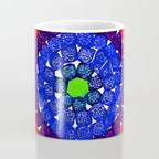 'Sunrise Over Harlem,' portrait painting in the style of Alma Thomas Coffee Mug Gallery Image 4