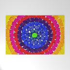 'Sunrise Over Harlem,' portrait painting in the style of Alma Thomas Welcome Mat Gallery Image 1