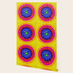 'Sunrise Over Harlem,' portrait painting in the style of Alma Thomas Wallpaper Gallery Image 2
