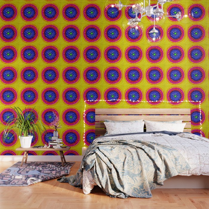 'Sunrise Over Harlem,' portrait painting in the style of Alma Thomas Wallpaper Gallery Image 3